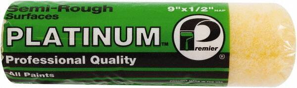Premier Paint Roller - 1/2" Nap, 9" Wide Paint Roller Cover - Semi-Rough Texture, Polyester - Eagle Tool & Supply