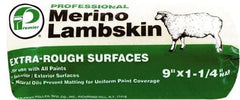 Premier Paint Roller - 1-1/4" Nap, 9" Wide Paint Roller Cover - Extra-Rough Texture, Lambskin - Eagle Tool & Supply