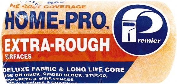 Premier Paint Roller - 1-1/4" Nap, 7" Wide Paint Roller Cover - Extra-Rough Texture, Polyester - Eagle Tool & Supply