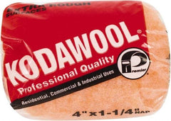 Premier Paint Roller - 1-1/4" Nap, 4" Wide Paint Roller Cover - Extra-Rough Texture, Polyester & Wool - Eagle Tool & Supply