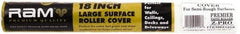 Premier Paint Roller - 3/8" Nap, 18" Wide Paint Roller Cover - Semi-Smooth Texture, Polyester - Eagle Tool & Supply