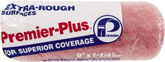 Premier Paint Roller - 1-1/4" Nap, 9" Wide Paint Roller Cover - Extra-Rough Texture, Polyester - Eagle Tool & Supply
