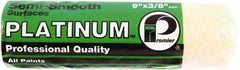 Premier Paint Roller - 3/8" Nap, 9" Wide Paint Roller Cover - Semi-Smooth Texture, Polyester - Eagle Tool & Supply