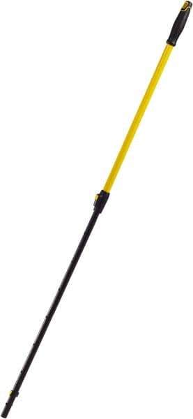 Rubbermaid - 36 to 60" Standard Metal Quick Connect Mop Handle - 1-3/4" Handle Diam, Plastic Connector, Use with All-In-One Floor Cleaning Tools - Eagle Tool & Supply