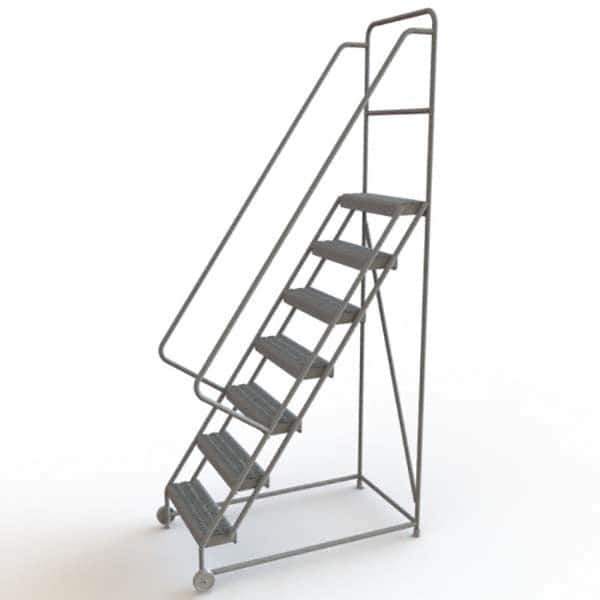TRI-ARC - Rolling & Wall Mounted Ladders & Platforms Type: TiltNRoll Rolling Ladder Style: Tilt & Roll Safety Ladder - Eagle Tool & Supply
