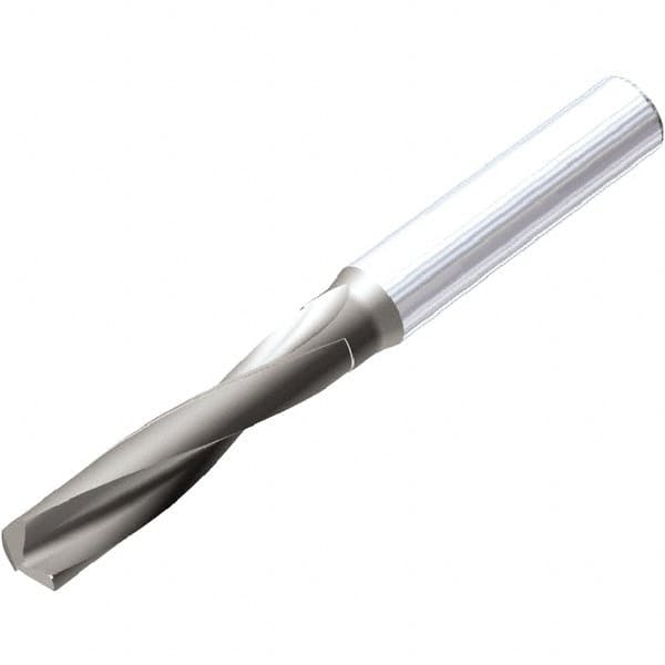 Kennametal - 6.9mm 142° Spiral Flute Solid Carbide Screw Machine Drill Bit - Eagle Tool & Supply