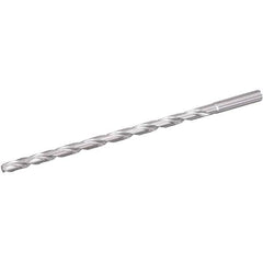 Kennametal - 3/16" 135° 2-Flute Solid Carbide Extra Length Drill Bit - Eagle Tool & Supply