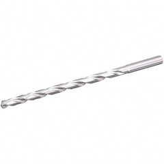 Kennametal - 2.5mm 135° 2-Flute Solid Carbide Extra Length Drill Bit - Eagle Tool & Supply