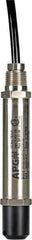 Made in USA - 15 Max psi, 1/2\x94 NPT (Male) Connection Submersible Pressure Transducer - mA Output Signal, 1/2" Thread, 0 - 130°F, 28 Volts - Eagle Tool & Supply
