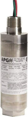 Made in USA - 10,000 Max psi, 1/4" NPT (Male) Connection Intrinsically Safe Transmitter - mA Output Signal, 1/4" Thread, -40 to 185°F, 28 Volts - Eagle Tool & Supply