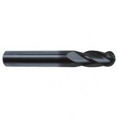 1/16" Dia. - 1-1/2" OAL - 30 Helix Super-A CBD Ball Nose EM - 4 FL - Eagle Tool & Supply