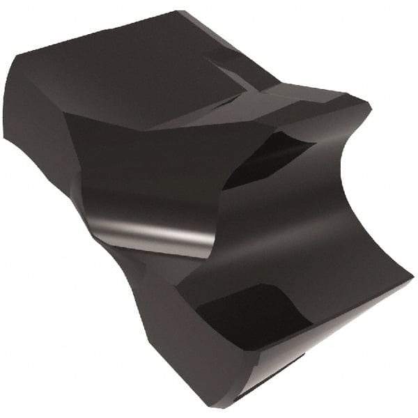 Kennametal - Series KSEM, 28mm Diam Grade KCPM45 150° Replaceable Drill Tip - Carbide, TiAlN Finish, 6 Seat Size - Eagle Tool & Supply