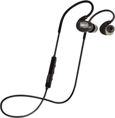 ISOtunes - Reusable, 27 dB Behind Neck Noise Isolating Earbud - ANSI S3.19-1974 Specification, Black Cup, Black Plug - Eagle Tool & Supply