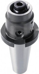 HAIMER - HSK100A, C, E Taper, On-Center/Rotating, Spindle Adapter - 80mm Projection, Use with ISO50 Spindle - Eagle Tool & Supply