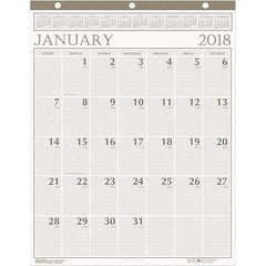 House of Doolittle - 12 Sheet, 20 x 26", Wall Calendar - Beige - Eagle Tool & Supply