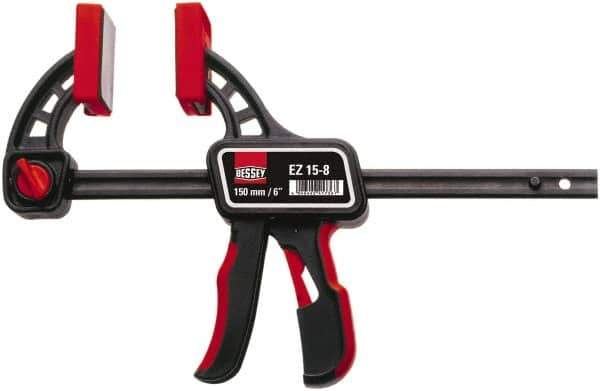 Bessey - 12" Capacity, 2-3/8" Throat Depth, Carbon Steel Bar Clamp - 150 Lb Clamping Pressure - Eagle Tool & Supply