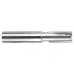 1/4" Dia. - 2-1/2" OAL - 2 FL Straight FL Bright Carbide End Mill - Eagle Tool & Supply