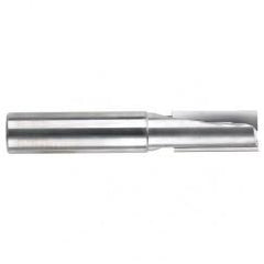 3/8" Dia. - 3" OAL - 2 FL Straight FL Bright Carbide End Mill - Eagle Tool & Supply