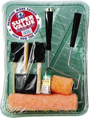 Premier Paint Roller - 3/8" Nap, Wall Paint Roller Set - 10" Wide, Steel Frame, Includes Paint Tray, Roller Cover & Frame - Eagle Tool & Supply