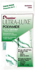 Premier Paint Roller - 1/2" Nap, 4" Wide Paint Mini Roller Covers - Semi-Rough Texture, Polyomide - Eagle Tool & Supply