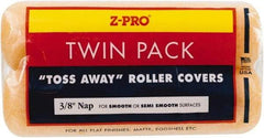 Premier Paint Roller - 3/8" Nap, 9" Wide Paint Roller Cover - Semi-Smooth Texture, Polyester - Eagle Tool & Supply