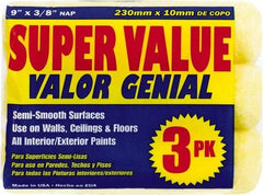 Premier Paint Roller - 1/2" Nap, 9" Wide Paint Roller Cover - Semi-Rough Texture, Polyester - Eagle Tool & Supply