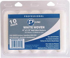 Premier Paint Roller - 1/2" Nap, 4" Wide Paint Mini Roller Covers - Semi-Rough Texture, Woven - Eagle Tool & Supply