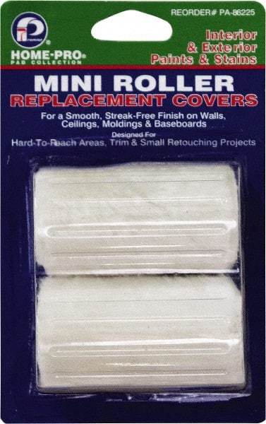 Premier Paint Roller - 4" Wide Paint Mini Roller Covers - Smooth Texture, Polyester - Eagle Tool & Supply