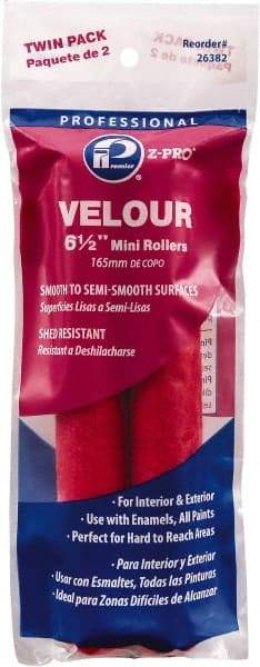 Premier Paint Roller - 6" Wide Paint Mini Roller Covers - Smooth Texture, Woven & Polyester - Eagle Tool & Supply