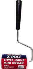 Premier Paint Roller - 23" Long, 1/4" Nap, Mini Roller Cover Combo - 6" Wide, Plastic Frame, Includes Roller Cover & Frame - Eagle Tool & Supply