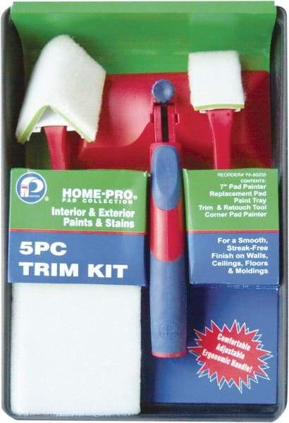 Premier Paint Roller - Trim Paint Roller Kit - Plastic Frame, Includes Paint Tray & Roller Frame - Eagle Tool & Supply