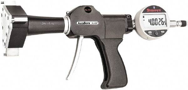 Starrett - Electronic Bore Gages Type: Pistol Grip Electronic Bore Gage Minimum Measurement (Decimal Inch): 3.2500 - Eagle Tool & Supply