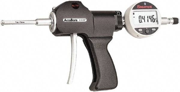 Starrett - Electronic Bore Gages Type: Pistol Grip Electronic Bore Gage Minimum Measurement (Decimal Inch): 0.3125 - Eagle Tool & Supply