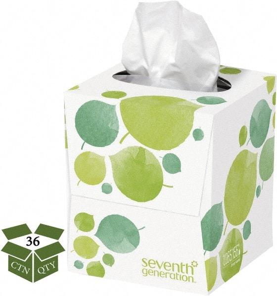 Seventh Generation - Tall Box of White Facial Tissues - 2 Ply, Recycled Fibers - Eagle Tool & Supply