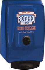 Boraxo - 2 L Liquid Hand Soap Dispenser - Plastic, Wall Mounted, Blue - Eagle Tool & Supply