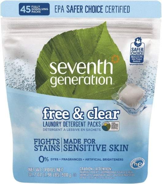 Seventh Generation - 31.7 oz Liquid Laundry Detergent - Unscented - Eagle Tool & Supply