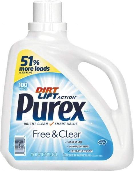 Purex - 150 oz Liquid Laundry Detergent - Unscented - Eagle Tool & Supply