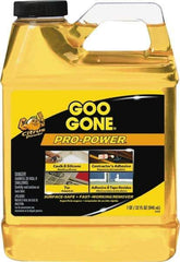 Goo Gone - 32 oz Bottle Adhesive Remover - Removes Caulk Residue, Grease, Tar, Tape, Varnish, Wax, Glue, Silicone, Contractor\x92s Adhesive, Tape Residue - Eagle Tool & Supply