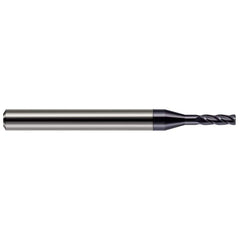 Harvey Tool - Corner Radius & Corner Chamfer End Mills; Mill Diameter (Inch): 3/32 ; Mill Diameter (Decimal Inch): 0.0930 ; End Type: Corner Radius ; Corner Radius (Decimal Inch): 0.0050 ; Number of Flutes: 4 ; Material: Solid Carbide - Exact Industrial Supply