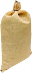 Made in USA - 14" Long x 26" High Sand Bag - Desert Tan Polypropylene, For Spill Containment - Eagle Tool & Supply