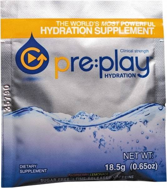 Hydration Health - 0.65 oz Packet Sugar Free Raspberry Lemonade Activity Drink - Powdered, Yields 18 oz - Eagle Tool & Supply