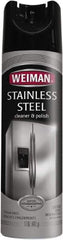 Weiman - 17 fl oz Aerosol Stainless Steel Cleaner & Polish - Unscented, Can Container - Eagle Tool & Supply