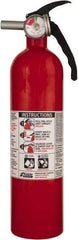 Kidde - 2.9 Lb, 10-B:C Rated, Dry Chemical Fire Extinguisher - 3-1/4" Diam x 13-3/4" High, 100 psi, 12' Discharge in 12 sec, Seamless Aluminum Cylinder - Eagle Tool & Supply