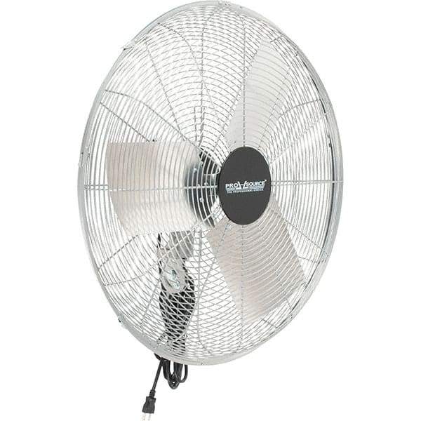 PRO-SOURCE - 24" Blade, 1/4 hp, 5,000 & 6,800 CFM, Oscillating Industrial Circulation Fan - Fan Head Only, 115 Volts, 2 Speed - Eagle Tool & Supply