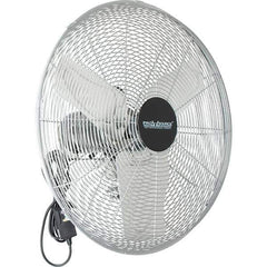 PRO-SOURCE - 24" Blade, 1/4 hp, 5,200, 6,000 & 7,700 CFM, Oscillating Industrial Circulation Fan - Back-Mounted, 120 VAC Volts, 1.60-1.90 Amps, 3 Speed - Eagle Tool & Supply