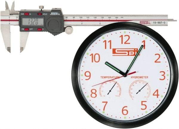 SPI - 0 to 150mm Range, 0.01mm Resolution, Electronic Caliper - Stainless Steel with 40mm Stainless Steel Jaws, 0.001" Accuracy - Eagle Tool & Supply