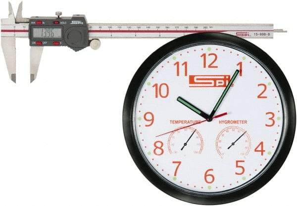 SPI - 0 to 200mm Range, 0.01mm Resolution, Electronic Caliper - Stainless Steel with 50mm Stainless Steel Jaws, 0.0015" Accuracy - Eagle Tool & Supply