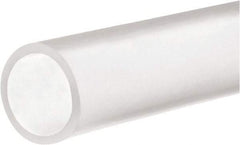 Value Collection - 5/8" ID x 3/4" OD, 1/16" Wall Thickness, 10' Long, Silicone Tube - Clear, 40 Max psi, 70A Hardness, -120 to 480°F - Eagle Tool & Supply