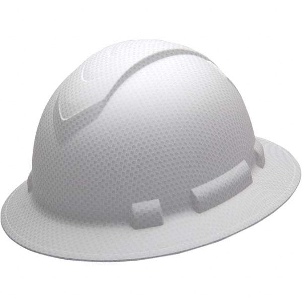 PYRAMEX - ANSI Type I Class C, G & E 4-Point Ratchet Full Brim Hard Hat - Eagle Tool & Supply