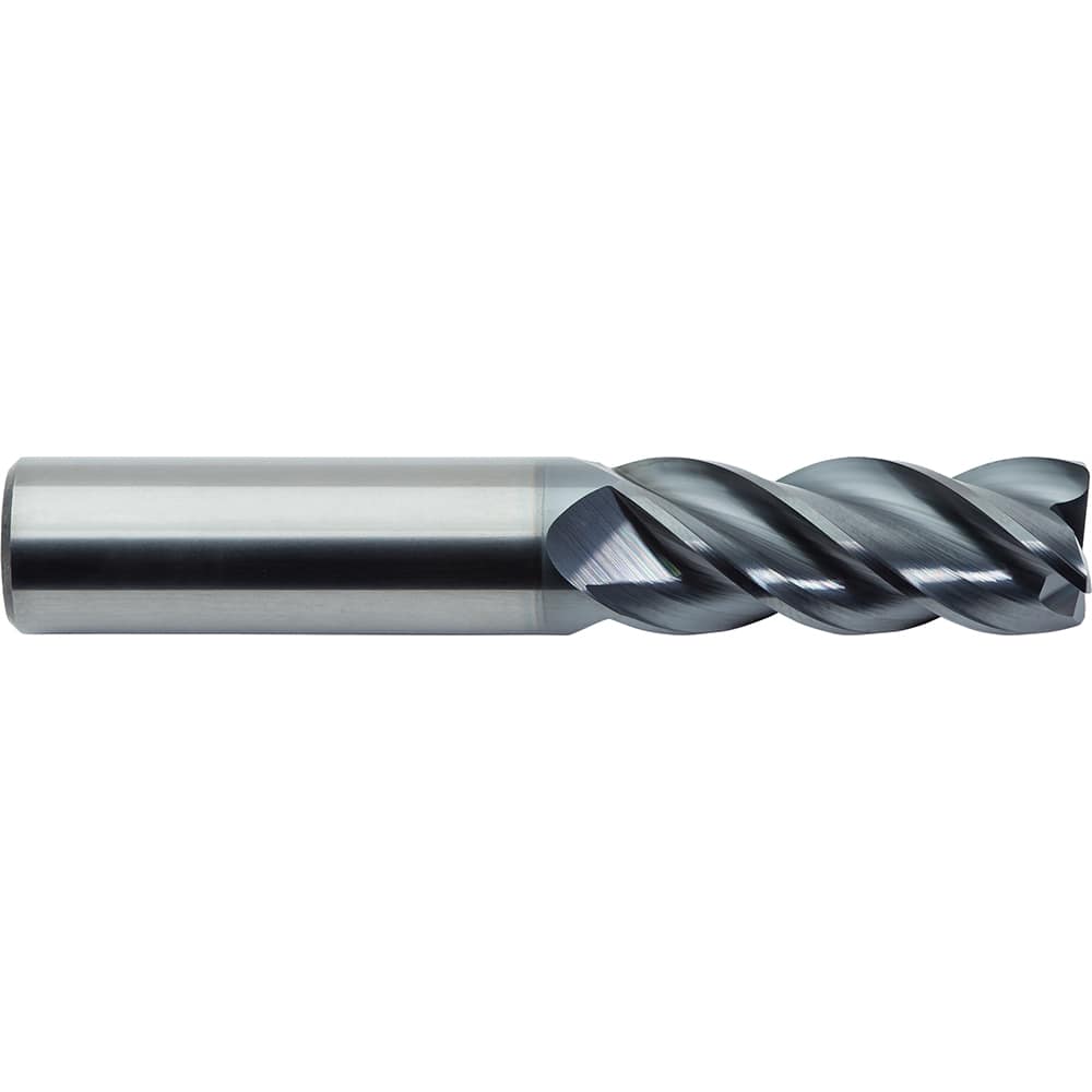 M.A. Ford - Corner Radius & Corner Chamfer End Mills; Mill Diameter (Inch): 1/2 ; Mill Diameter (Decimal Inch): 0.5000 ; End Type: Corner Radius ; Corner Radius (Inch): .060 ; Number of Flutes: 4 ; Material: Solid Carbide - Exact Industrial Supply
